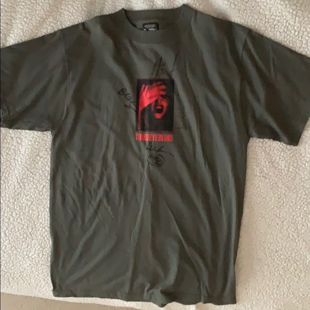 Autographed Third Eye Blind Concert T-Shirt NWOT